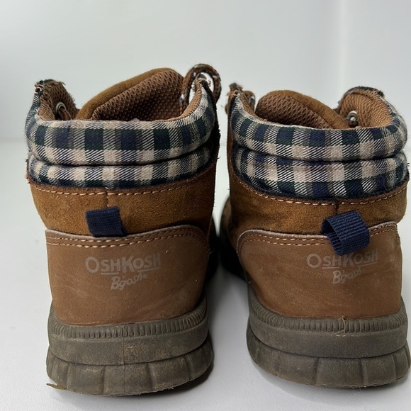 OshKosh B'gosh Kids Brown Booties size 12 - Picture 4 of 7